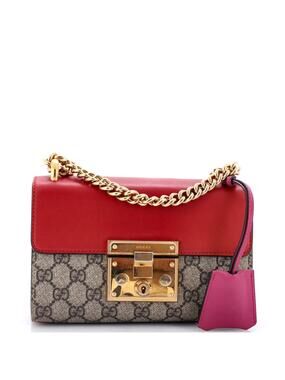 Gucci Padlock Shoulder Bag Gg Coated #322967G11B